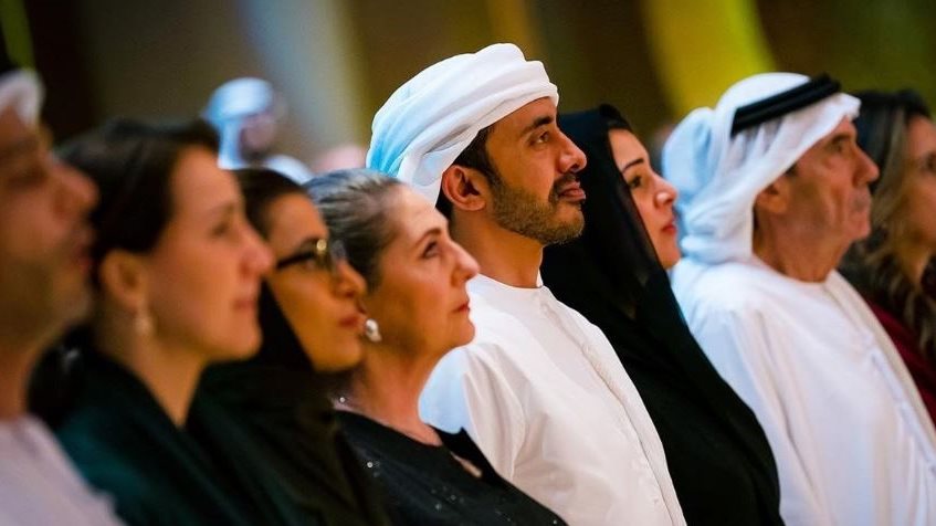 وزير الخارجية الإماراتي يلتقي سيدة إسرائيل الأولى