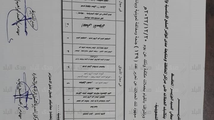 بيان المحاضر المُحررة بسوهاج