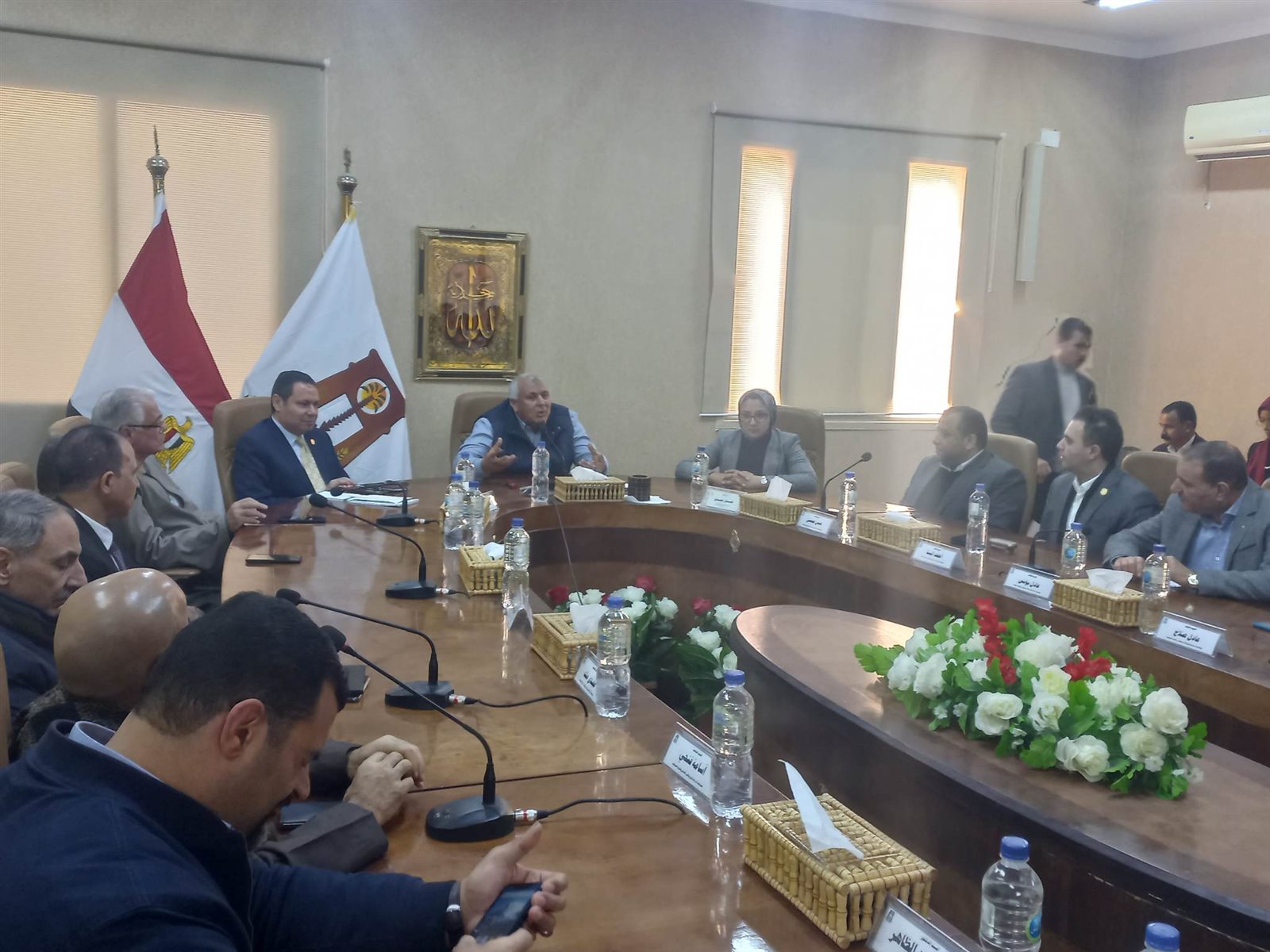 وفد لجنة الزراعة بمجلس النواب