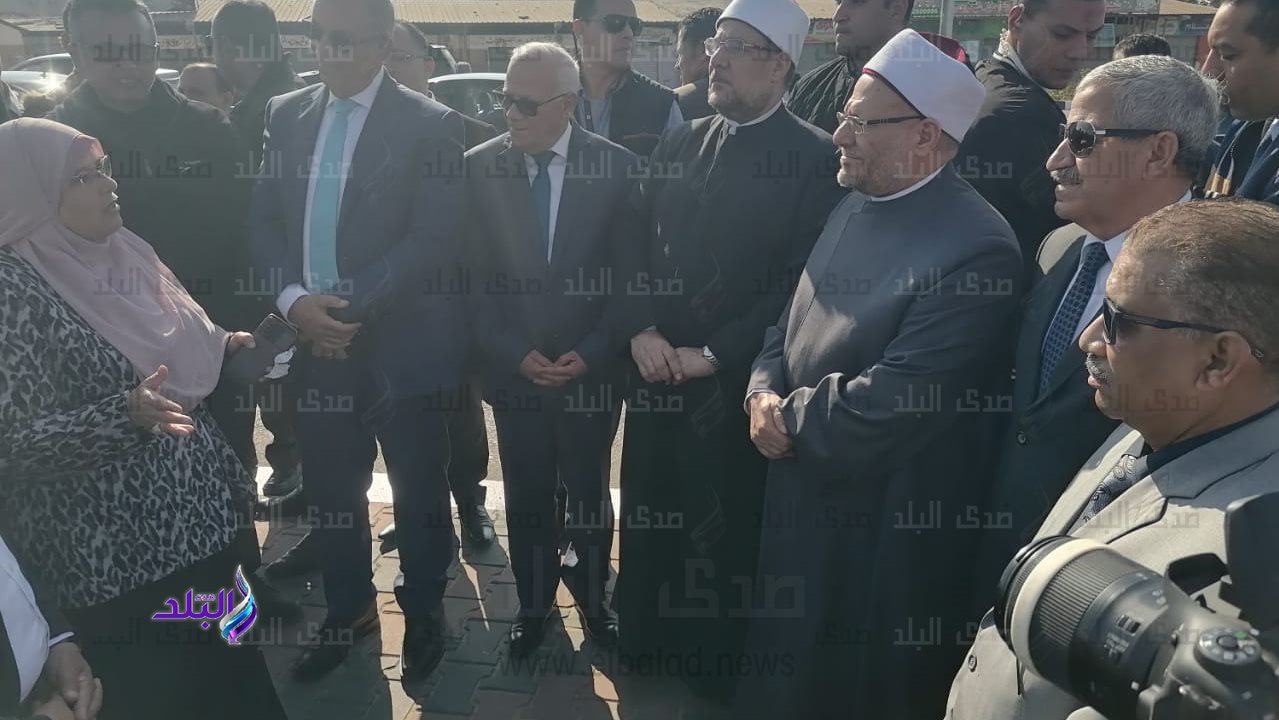 محافظ بورسعيد ووزير الأوقاف ومفتي الجمهورية 