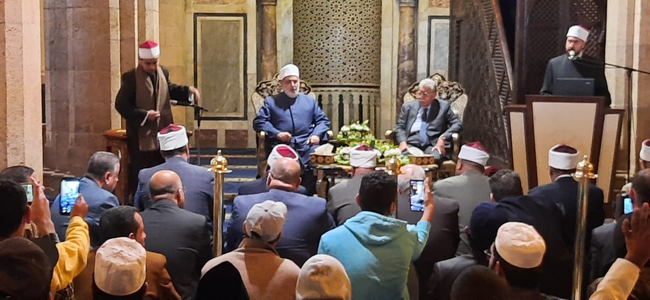 احتفالية الجامع الأزهر لتكريم حفظة القرآن 