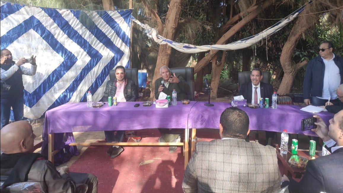 وفد لجنة الزراعة والرى بمجلس النواب