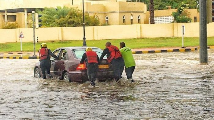 جانب من الأمطار 
