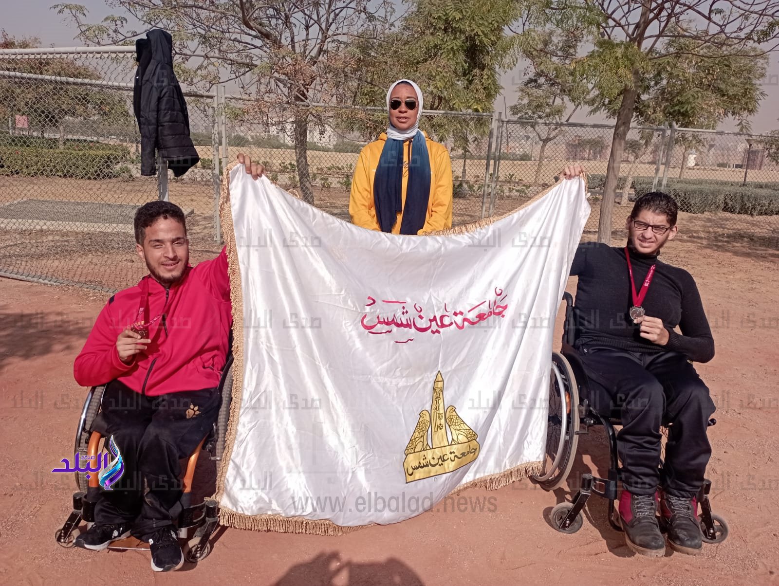 طلاب جامعة عين شمس من ذوى الهمم