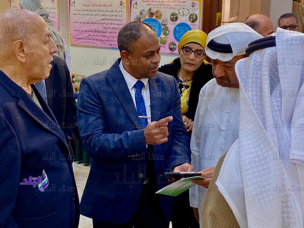 زيارة وفد جائزة خليفة التربوية للمركز القومى للبحوث