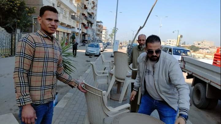 رفع الإشغالات بالبحيرة 