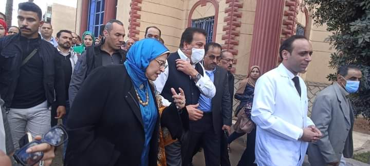 زيارة وزير الصحة لمحافظة المنوفية 