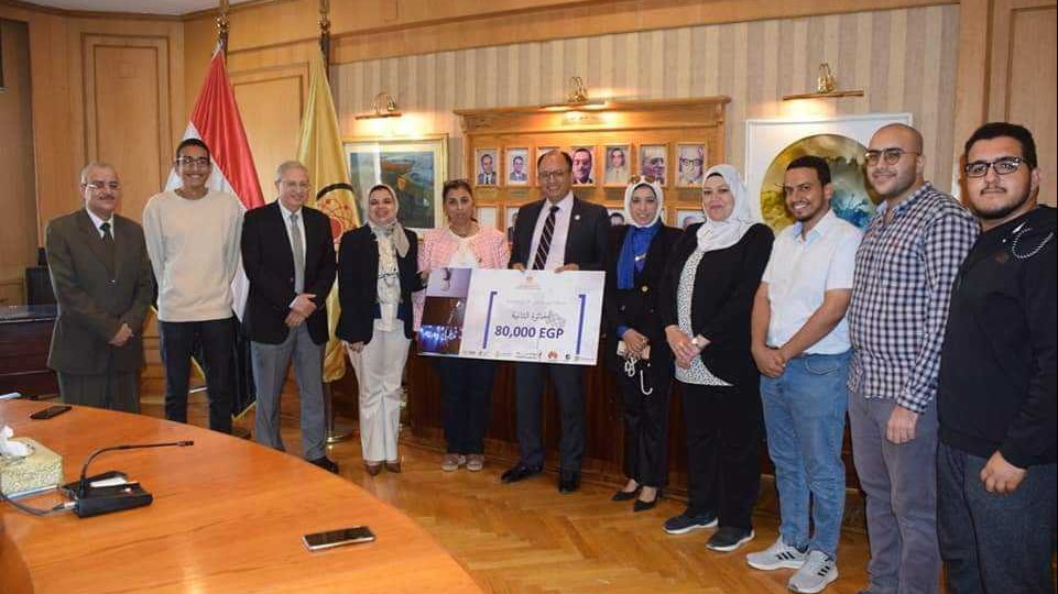 طلاب جامعة حلوان 