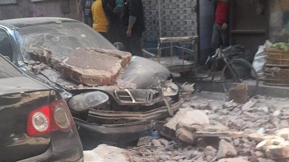 صورة من موقع الحادث 