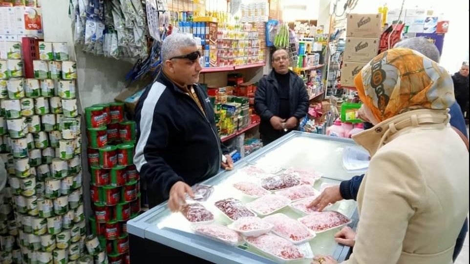 حملة تموينية علي الاسواق  والمحلات بالعريش