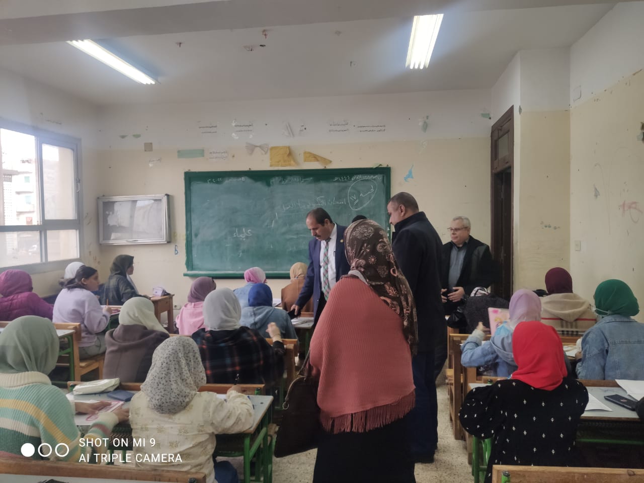 متابعة امتحانات النقل في المنوفية 