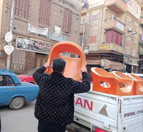 رفع 385 حالة إشغال طريق مخالف خلال حملة مكبرة 