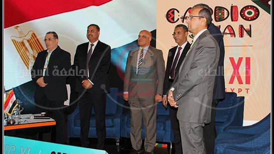 إفتتاح المؤتمر السنوي  لقسم القلب والأوعية الدموية بطب أسوان