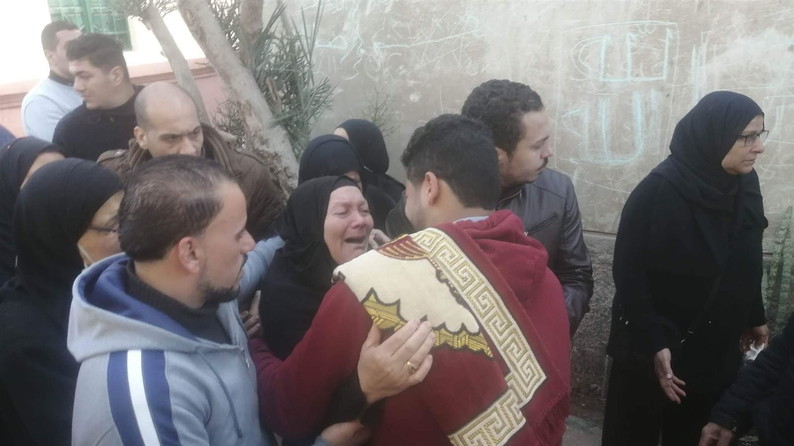  انهيار أسرة الشاب بطنطا 