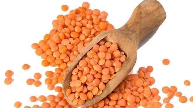 العدس الاصفر 