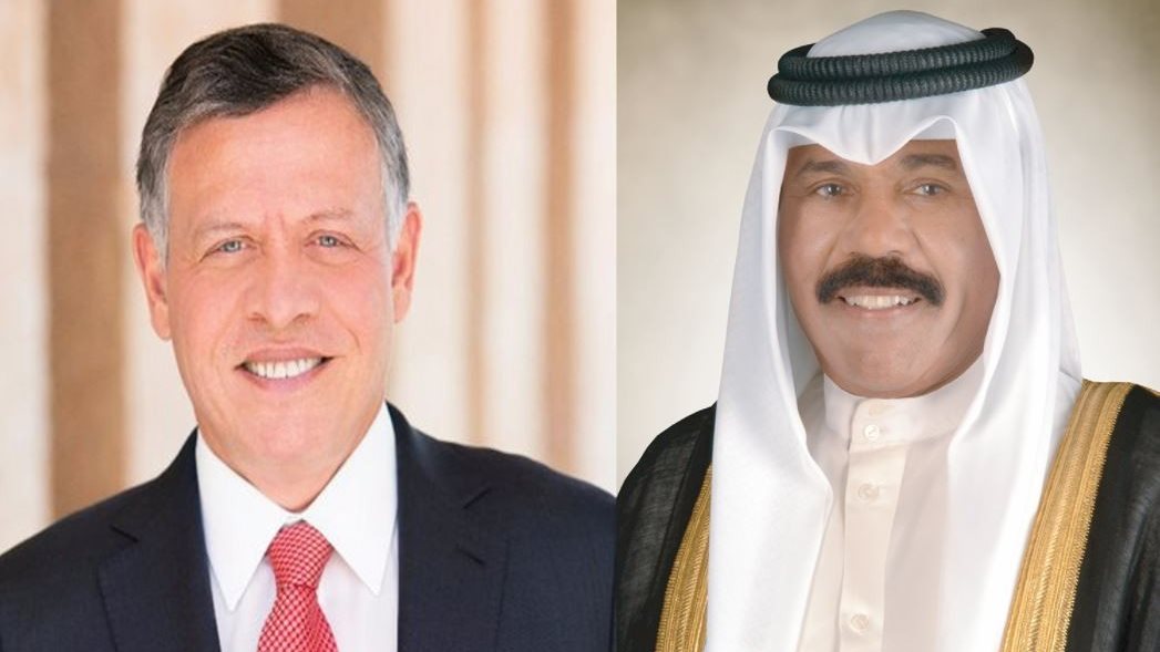 العاهل الأردني يبعث رسالة شفوية لأمير الكويت