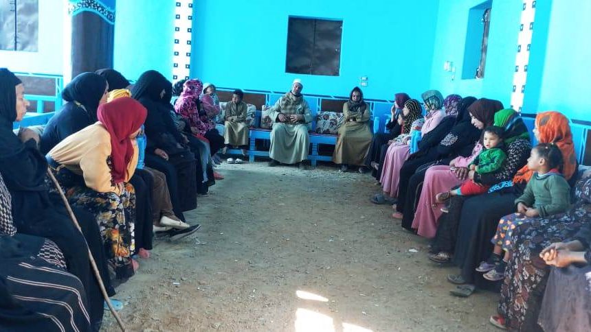 جلسات الدوار للمجلس القومى للمرأة بأسوان