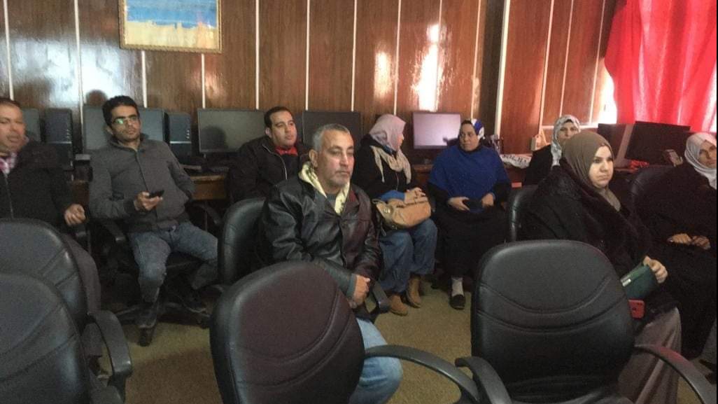 تدريب أعضاء وحدة السكان بالمحافظة 