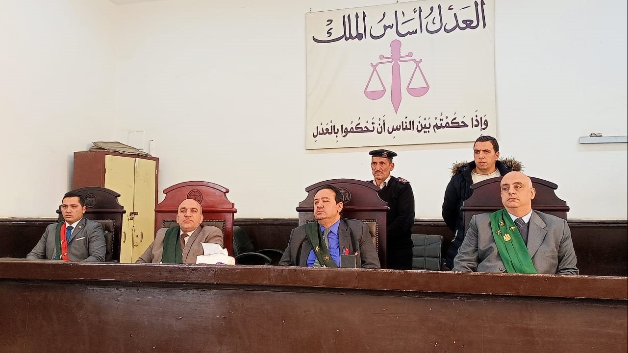  المستشار خالد محمد عبد السلام رئيس محكمة جنايات الفيوم