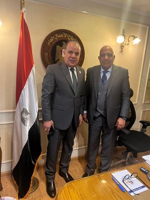 وزير قطاع الأعمال وأحمد مهني عضو مجلس النواب 