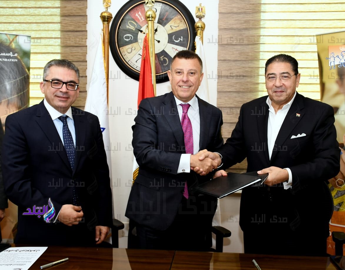 مراسم توقيع بروتوكول تعاون بين جامعة عين شمس ومؤسسة البنك التجاري الدولي