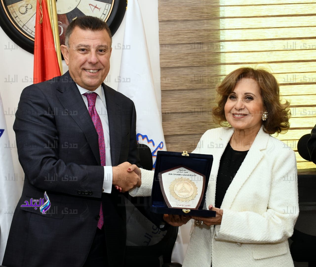 مراسم توقيع بروتوكول تعاون بين جامعة عين شمس ومؤسسة البنك التجاري الدولي3