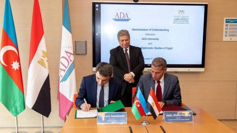 اتفاق الدراسات الدبلوماسية وجامعة وزارة الخارجية الاذرية 
