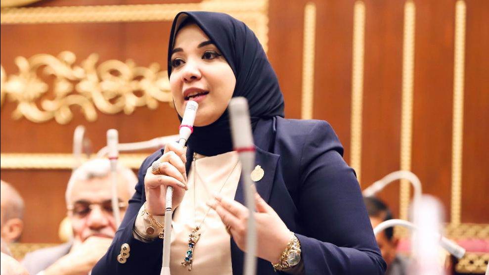 النائبة دينا هلالي، عضو مجلس الشيوخ