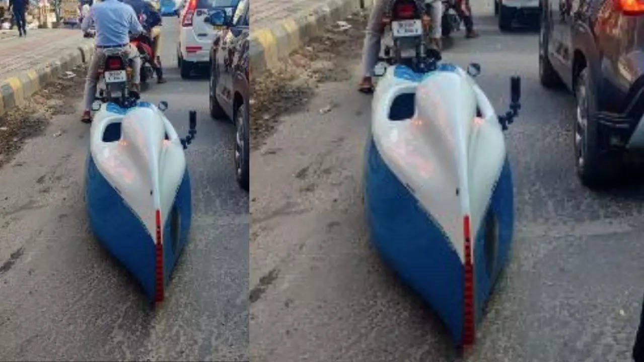 سيارة هندية تعمل بالطاقة البشرية