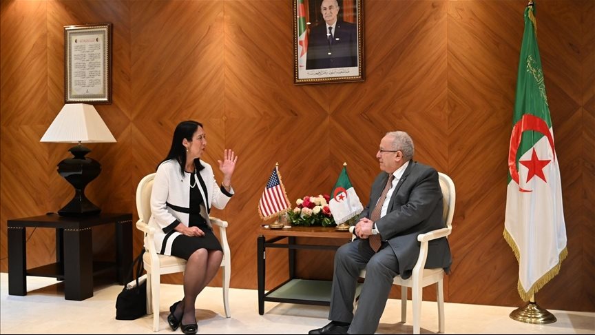  ميشيل سيسون في زيارتها للجزائر