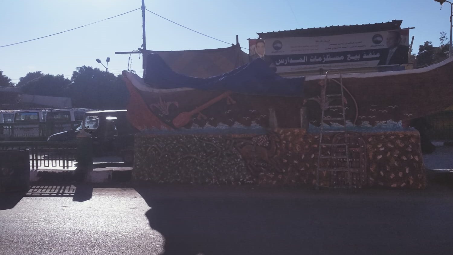 وقف الأعمال بتمثال ميدان أبوتيج 