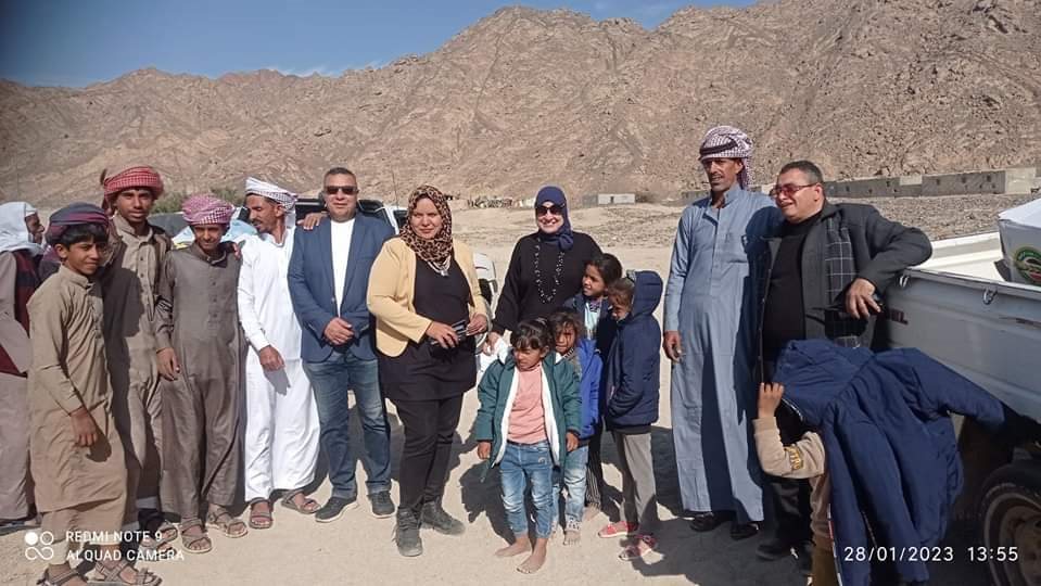 رئيس مدينة طور سيناء في وادي اسلا 