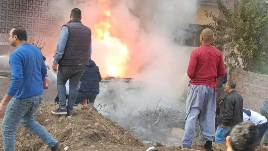 حريق جامعة الأزهر  حريق جامعة الأزهر