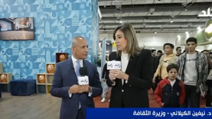 وزيرة الثقافة في حوار مع الإعلامي أحمد موسى