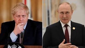فلاديمير بوتين وبوريس جونسون