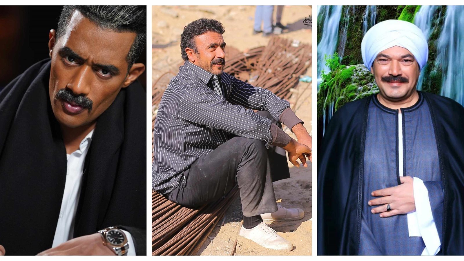 العوضى ومحمد رمضان وباسم سمرة