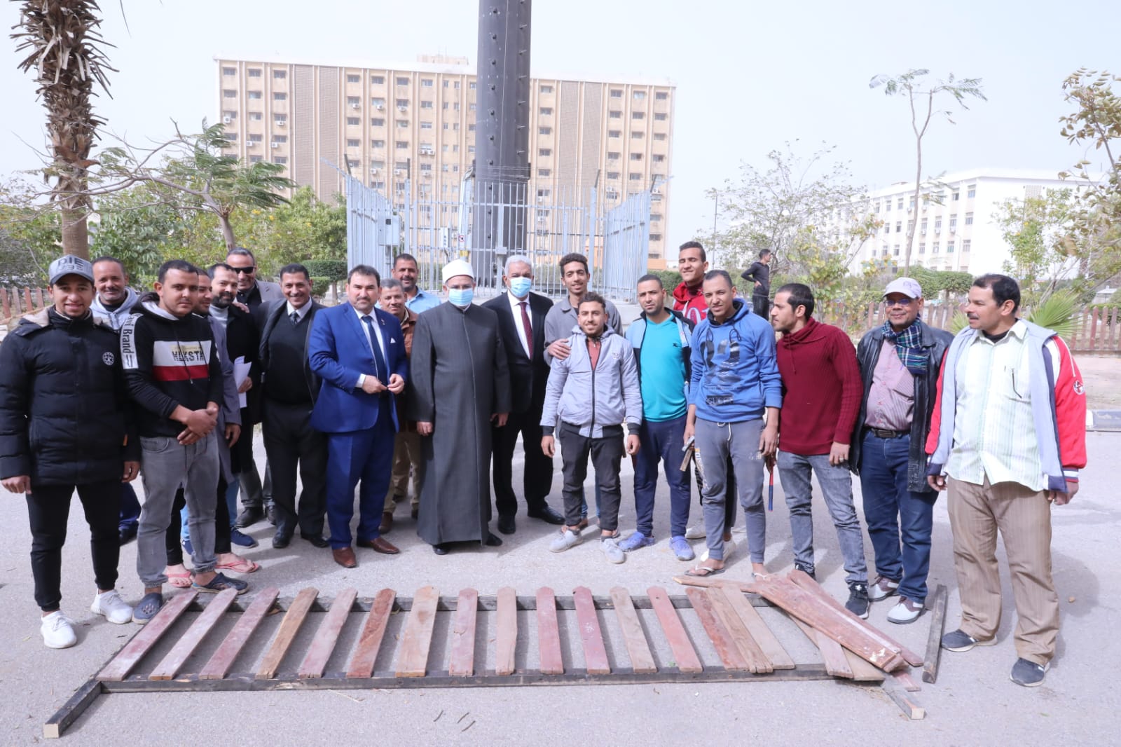 جولة رئيس جامعة الأزهر