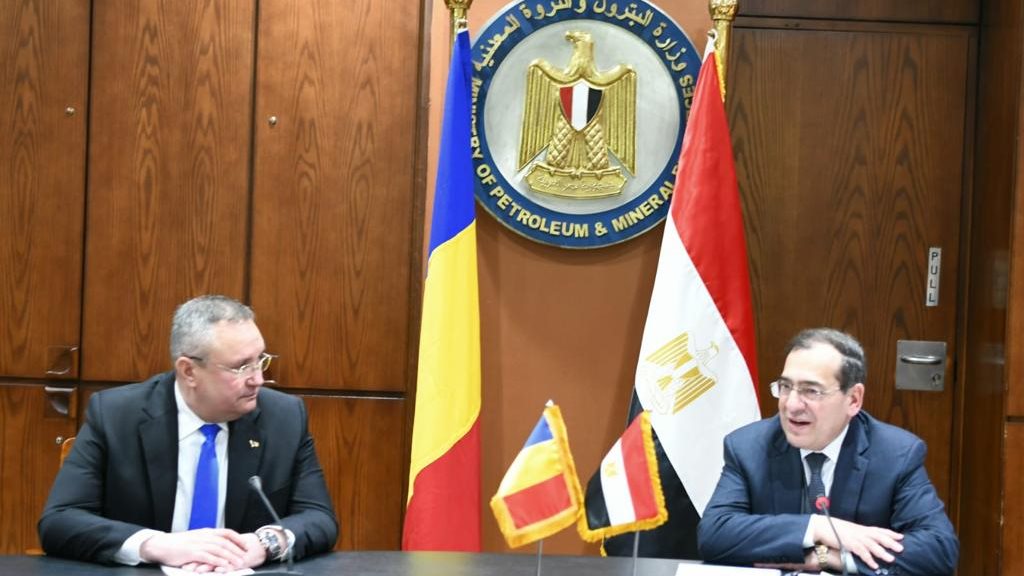 وزير البترول يستقبل رئيس وزراء رومانيا 