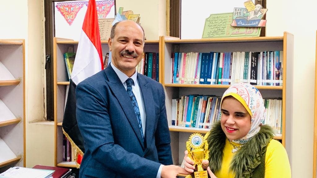 تكريم وفد الأمل للمكفوفين 