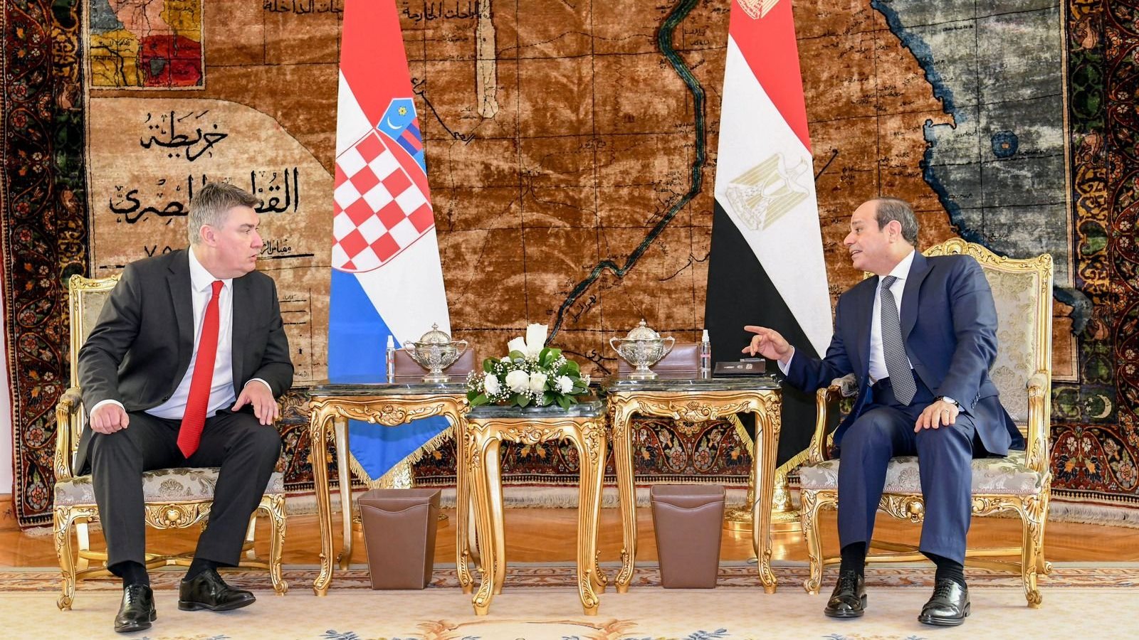 الرئيس السيسي ونظيره الكرواتي