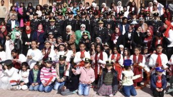 زيارة وفد كلية الشرطة للمدرسة
