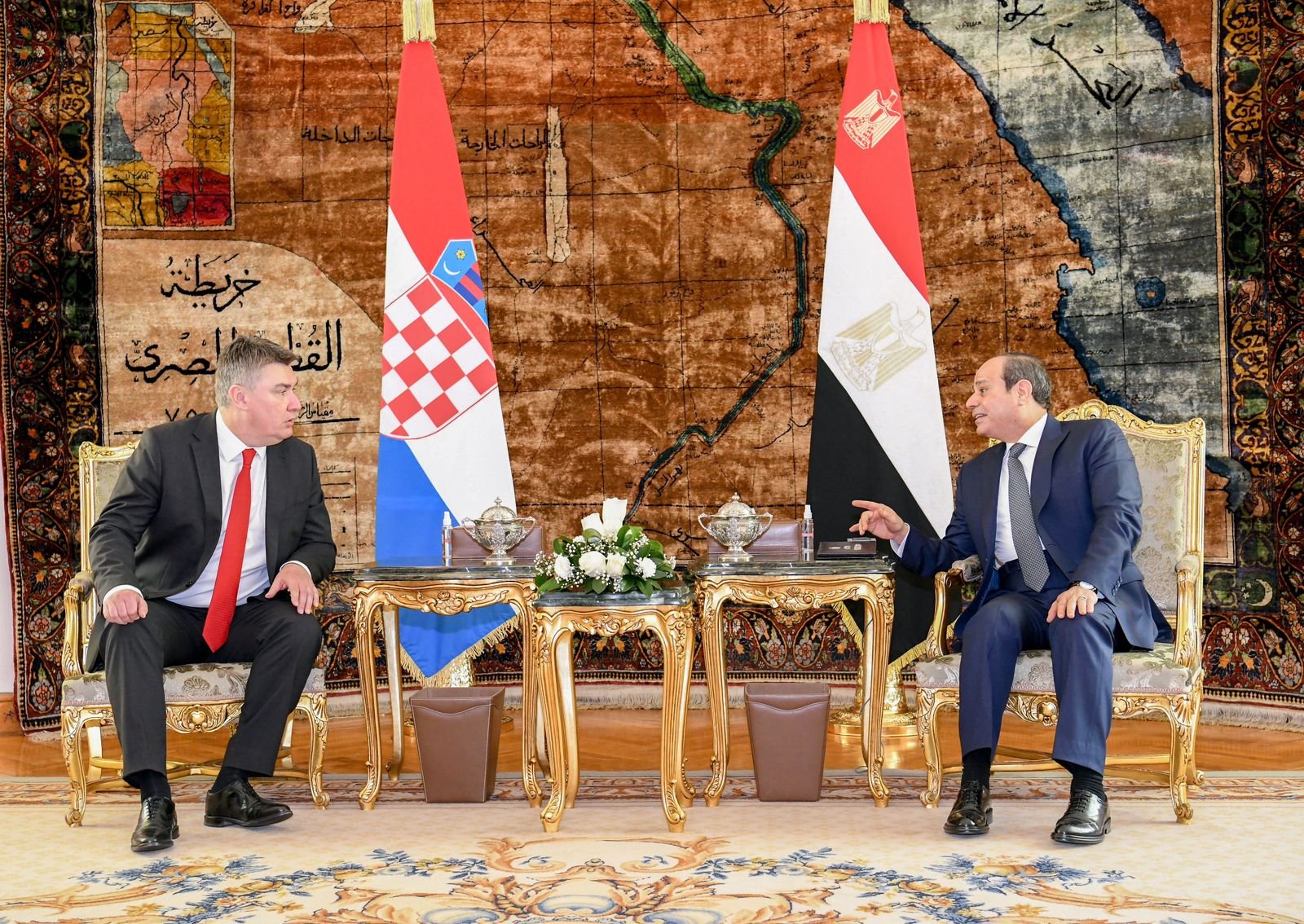 الرئيس السيسي و الرئيس الكرواتي