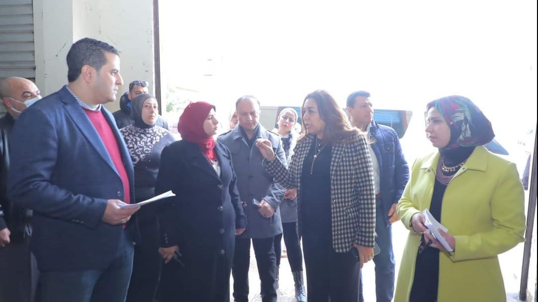 منال عوض محافظ دمياط