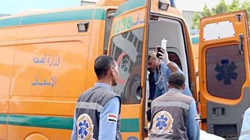 إصابة عامل بملوي 