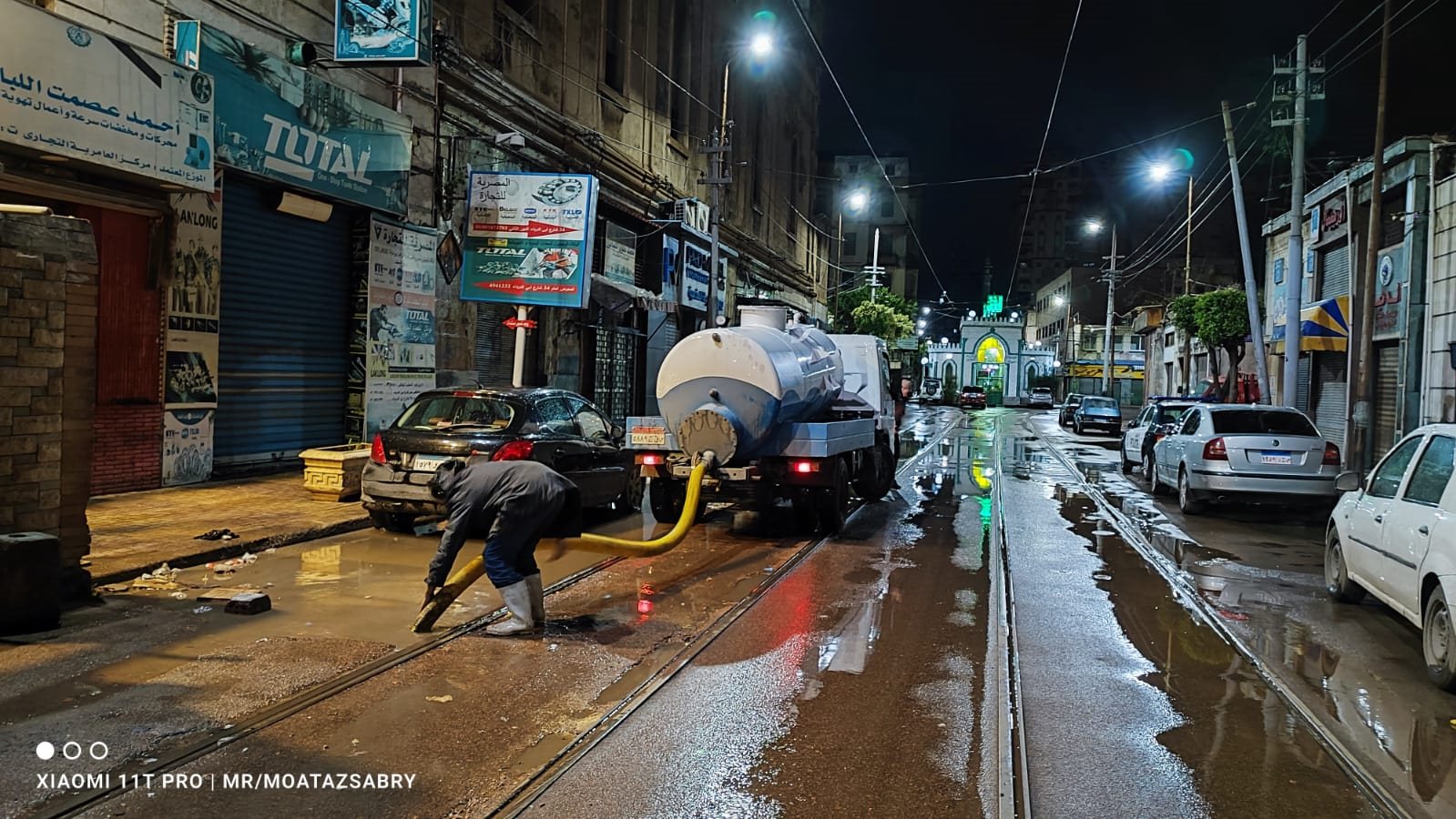 أمطار غزيرة تضرب الإسكندرية 