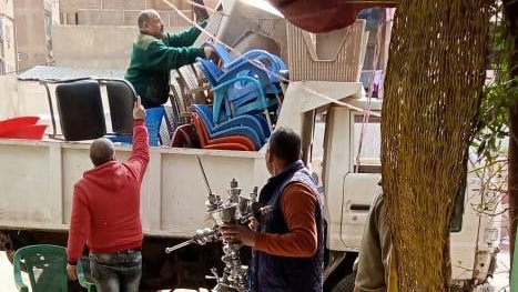 رفع الإشغالات  رفع الإشغالات