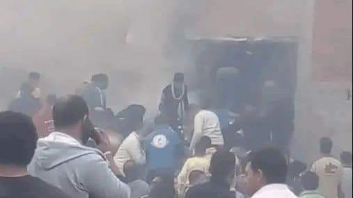 انفجار مدينة دمنهور 