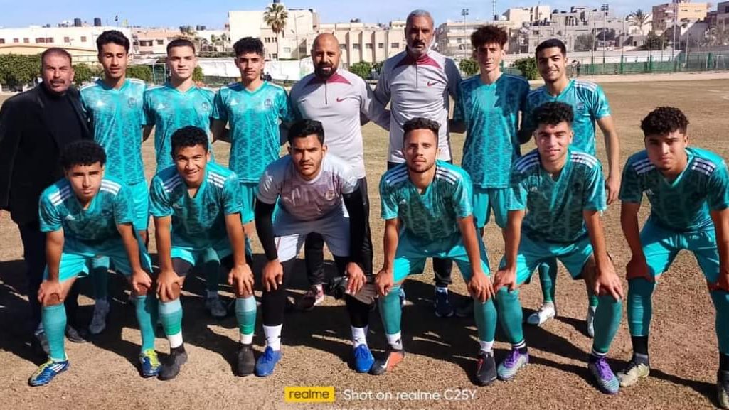 فريق الناشئين بمركز شباب العريش 