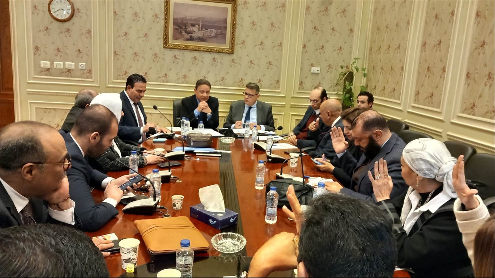 إجتماع لجنة حقوق الإنسان بالبرلمان