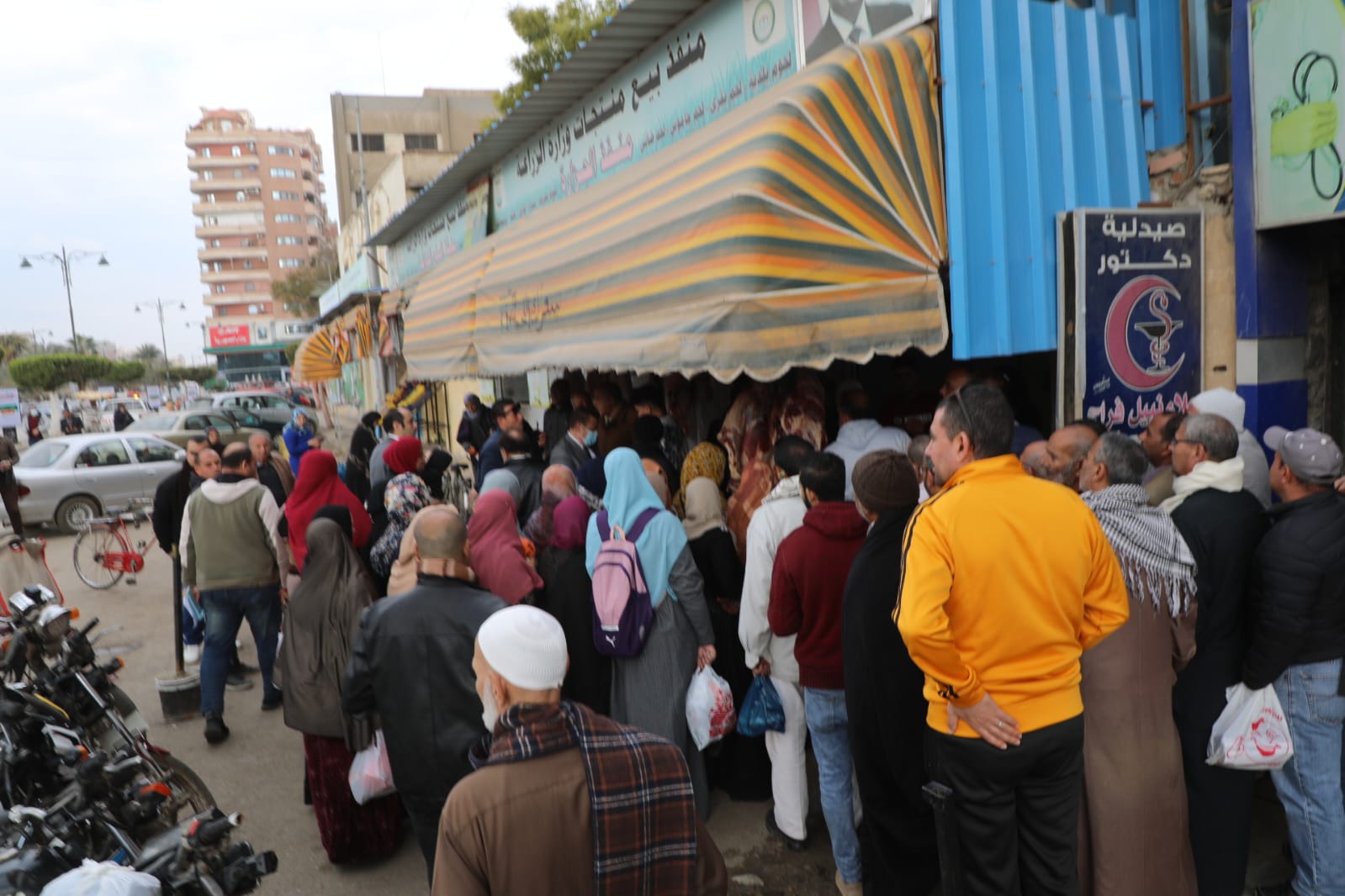 منفذ بيع لحوم وزارة الزراعة في المنوفية 